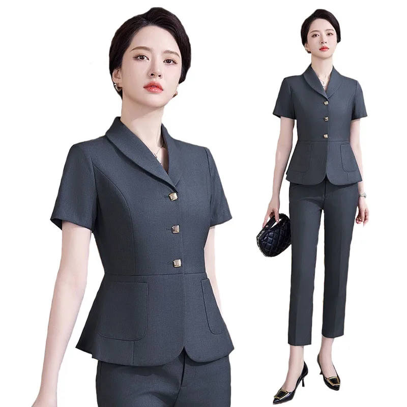 Women Formal Wear Interview - Pop 2024 Sommer formelle OL-Stile Damen
