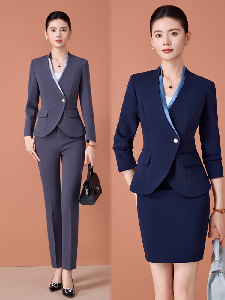 Women Formal Wear Sale - Langärmliges Damenanzug-Set, professionelle Kleidung, elegante formelle