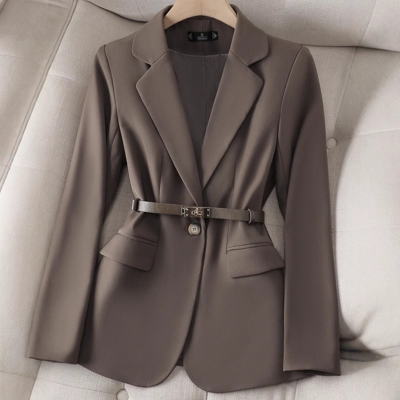 Women Formal Wear With Black Blazer - Büro Damen Blazer Frauen Jacke Langarm