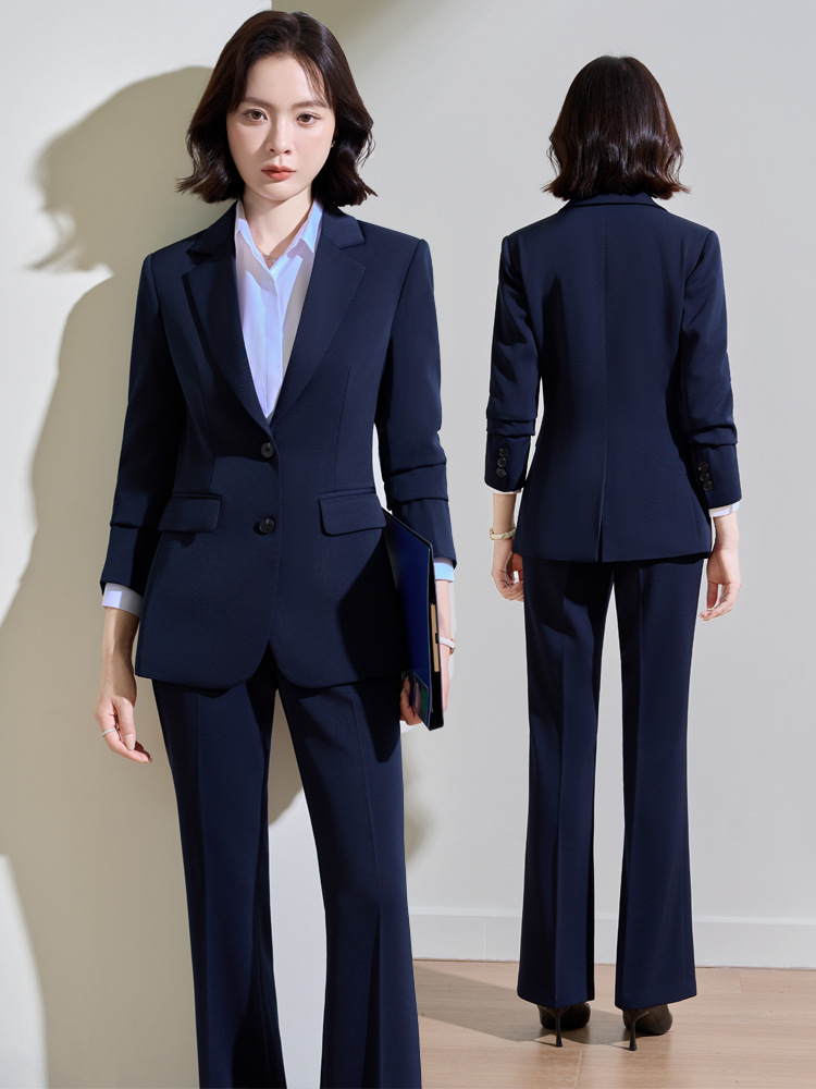 Marineblauer professioneller A – Women Formal Wear Interview Bewertung und Preis