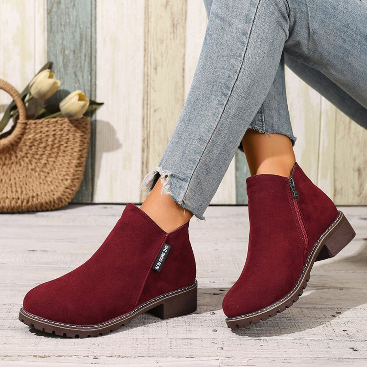 Damen Herbst Winter Stiefelett – Women Formal Wear Sale Bewertung und Preis