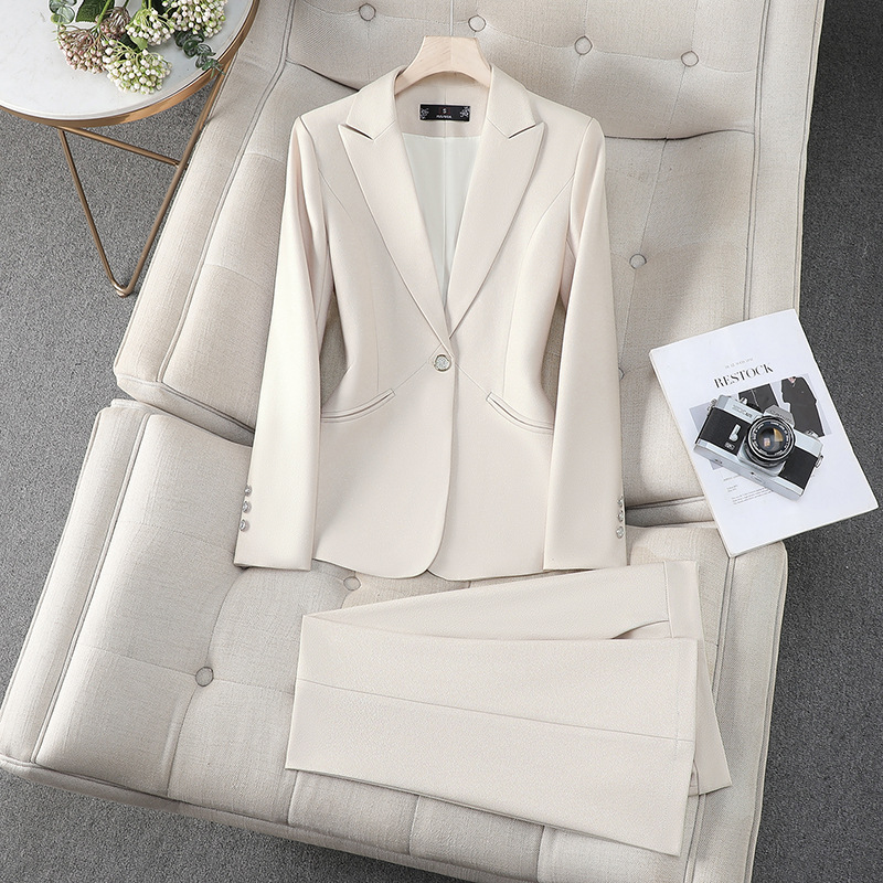 Büro-Damen-formeller Hosenanzu – Women Formal Wear With Black Blazer Bewertung und Preis