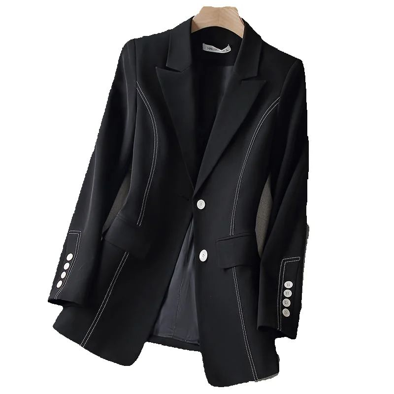 Neue modische Damen-Blazer in  – Women Formal Wear With Black Blazer Bewertung und Preis