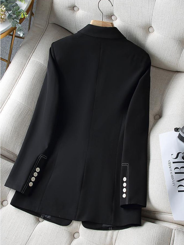 Neue modische Damen-Blazer in  – Women Formal Wear With Black Blazer Bewertung und Preis
