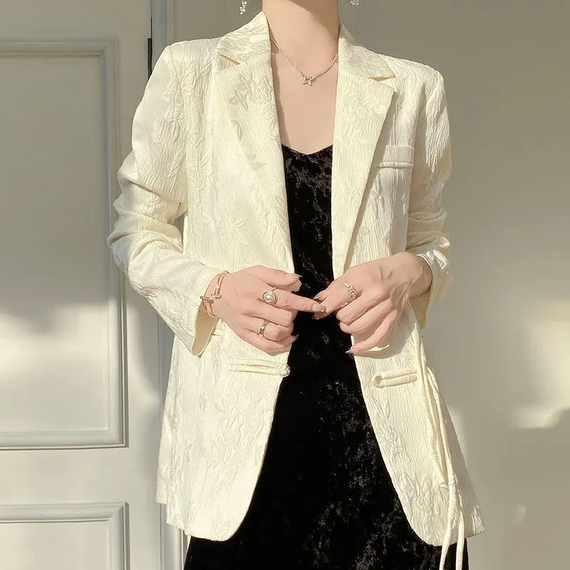 Damen-Blazer in Weiß mit Struk – Women Formal Wear Office Bewertung und Preis