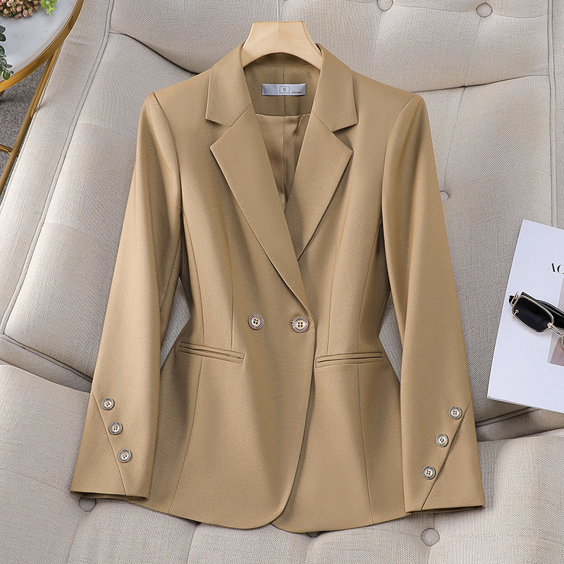 Damen-Blazer mit doppelten Knö – Women Formal Wear With Black Blazer Bewertung und Preis