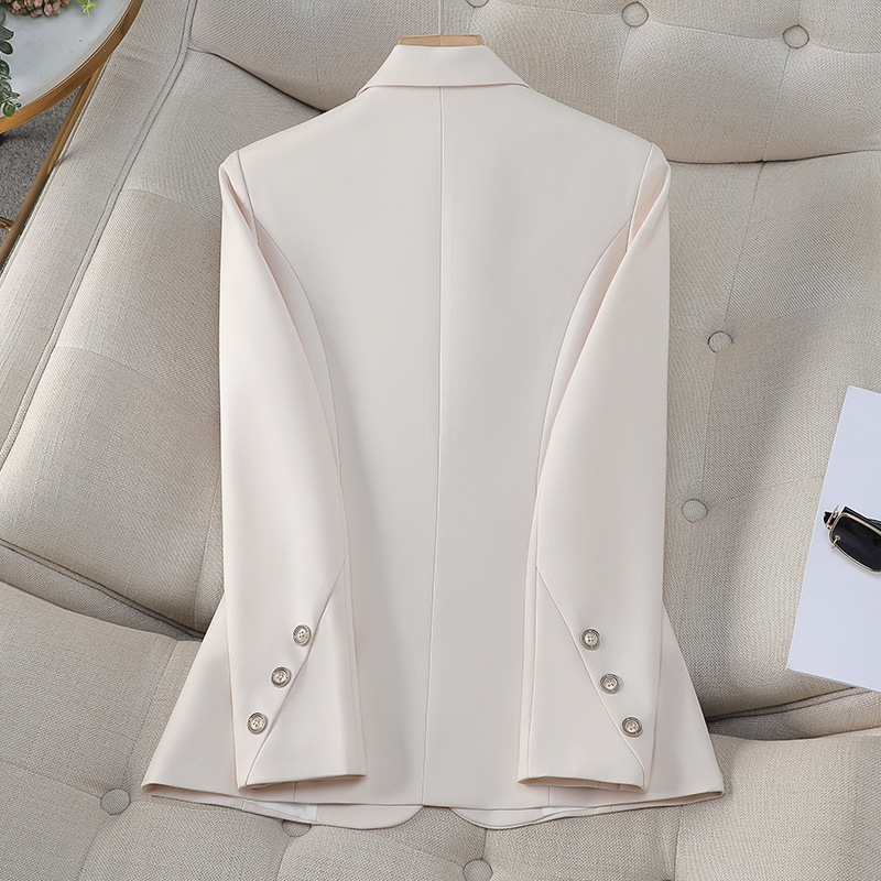 Damen-Blazer mit doppelten Knö – Women Formal Wear With Black Blazer Bewertung und Preis