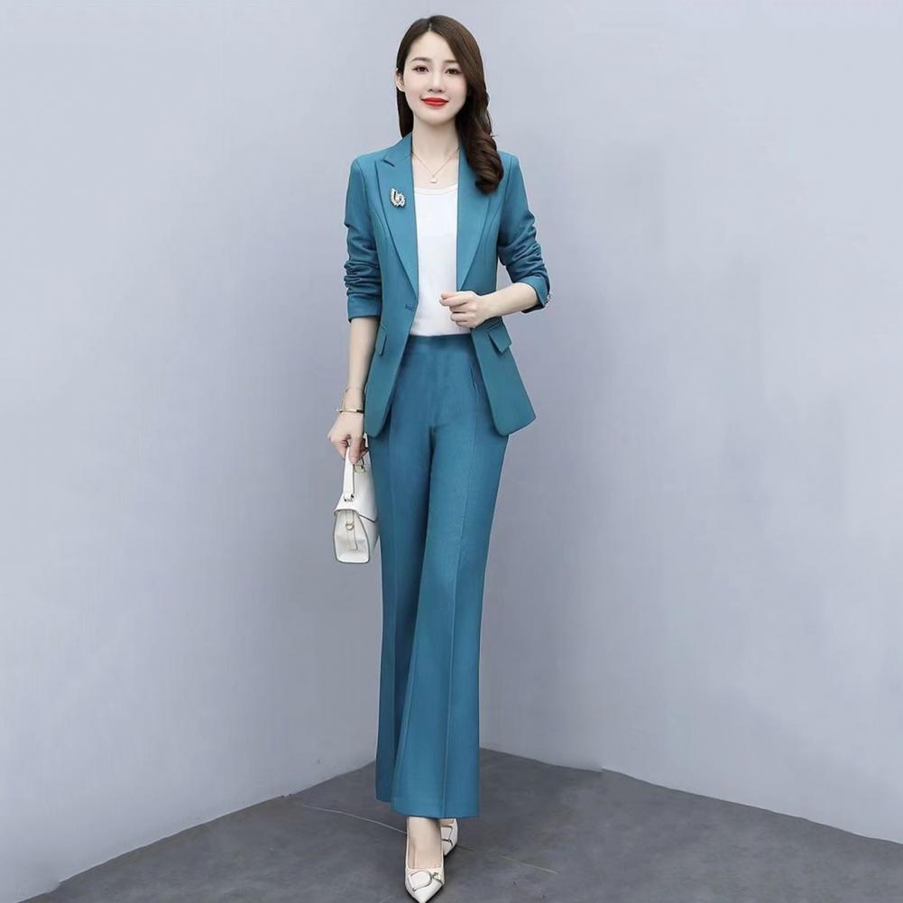 2-teiliges Damen-Anzug-Set mit – Women Formal Wear Office Bewertung und Preis